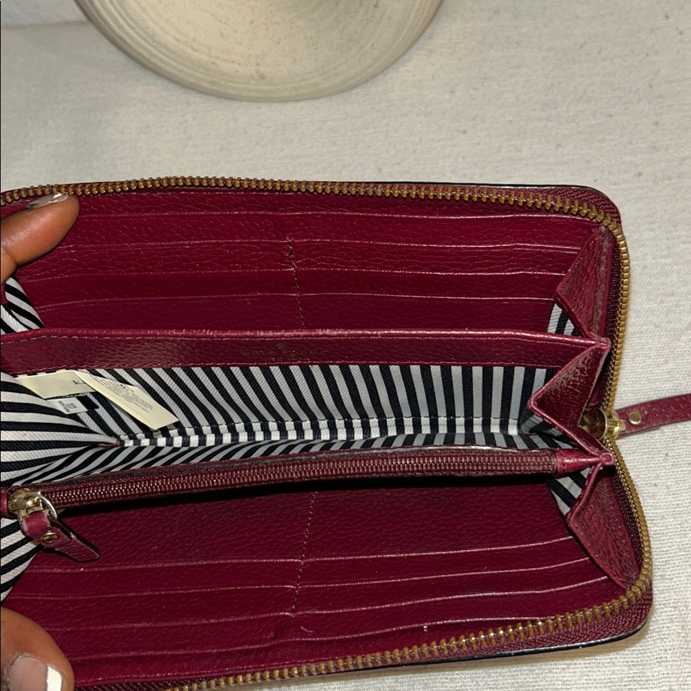Kate Spade Red zippy Wallet - Picture 11 of 17